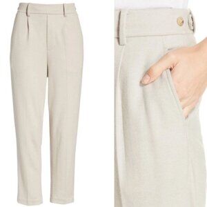 EUC Women's VINCE Pull-On Wool Trouser Pants in Marble | Size Medium